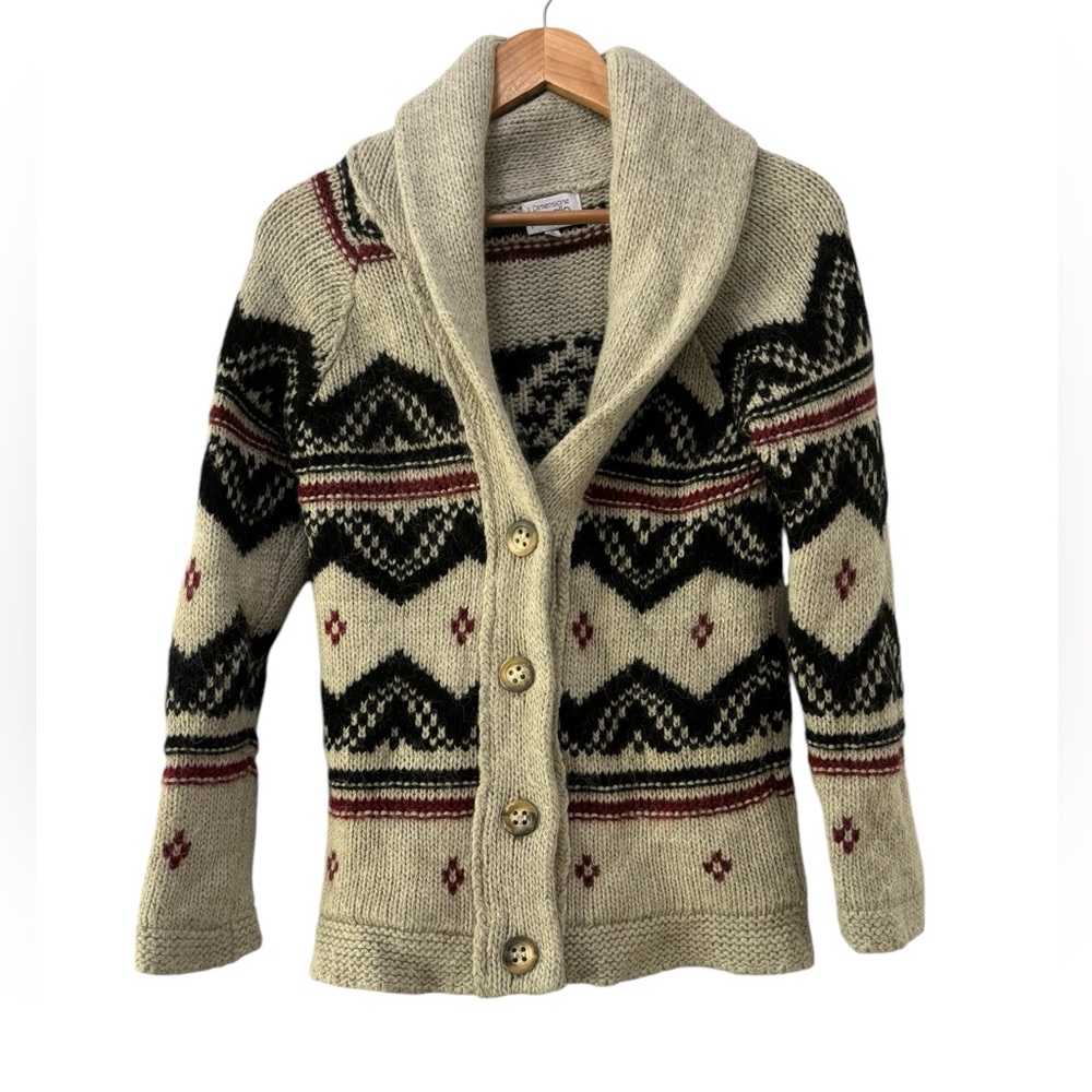 Demensione Magia Sweater Cardigan Women’s Size Small Button Sweater Wool‎ Blend